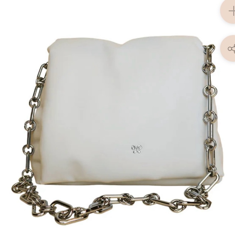 wos of Sweden pillow bag with chain strap new $100